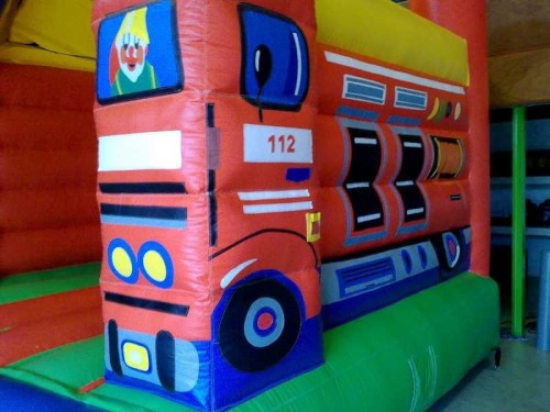 Springkussen Brandweerauto